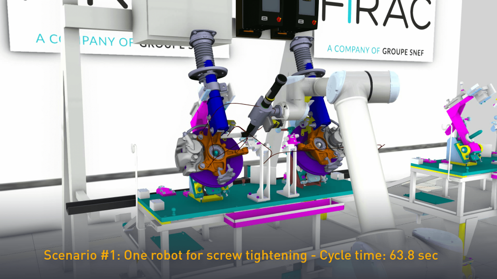 FiRAC使用 Visual Components 仿真在汽车制造厂实现手动子装配过程的自动化